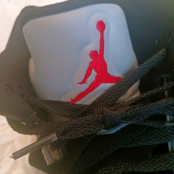 Jordan 5 Retro Satin Bred Black Red Basketball Sneakers Shoes - Picture 4 of 12